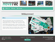 Tablet Screenshot of novatec-e.de